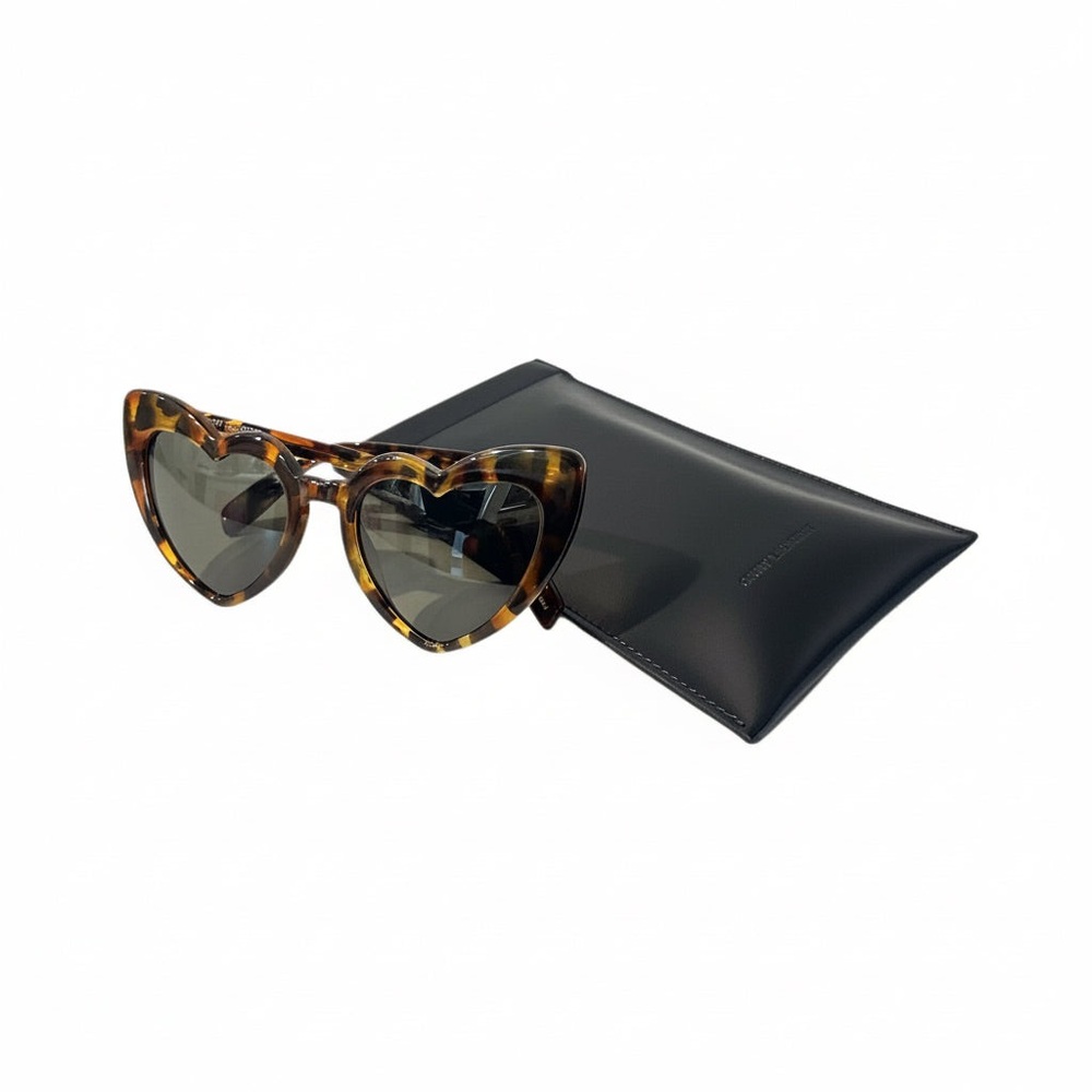 Saint Laurent Lulu Heart-Frame Sunglasses - Picture 7 of 7